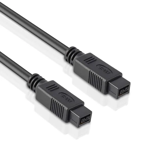 Miniatura 12 de FireWire - Cable de 800 a 400 de 9 pines a 4 pines de 6 pies, DV a Firewire Cables IEEE 1394 Firewire 800 de 9 pines/6 pines para Mac Pro, MacBook
