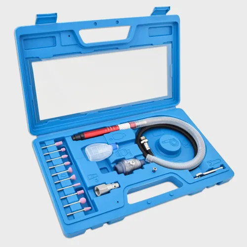 Miniatura 2 de Gunpla Kit de amoladora de troqueles de micro aire, 17 piezas, amoladora neumática de lápiz, capacidad de boquilla de 1/8 y 3/32 pulgadas, molienda