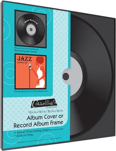 Miniatura 2 de MCS Format - Marco para discos de vinilo, con carga frontal, para discos de vinilo, color negro, 12.5 x 12.5 pulgadas, individual