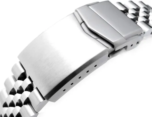 Miniatura 2 de Correa de reloj de metal Super-J Louis JUB de 0.866 in compatible con Seiko 5 5KX SRPD51 SRPD71 SRPE83