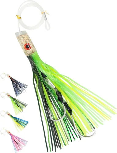 Miniatura 13 de BLUEWING Señuelo de Curricán para Pesca Mayor de 6 pulgadas/9 pulgadas/11 pulgadas/12 pulgadas/14 pulgadas/15 pulgadas/20 pulgadas, Aparejos de Agua