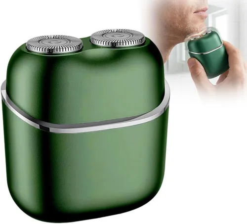 Miniatura 11 de Depilación facial para mujeres y hombres, afeitadora facial portátil sin dolor con 2 cuchillas dobles, removedor de vello facial 2 en 1 cara y cejas