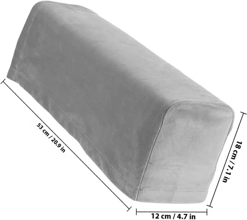 Miniatura 2 de VICASKY Juego de 2 fundas para sofá y sillas, protectores de sillón, funda de escritorio con fundas para sofá y muebles