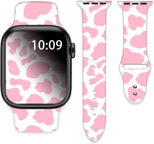 Bonitas correas de reloj compatibles con Apple Watch de 1.496 pulgadas, 1.575 pulgadas, 1.614 pulgadas, 1.654 pulgadas, 1.732 pulgadas, 1.772
