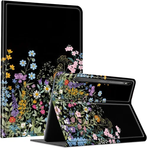 Miniatura 36 de Slim Case for Samsung Galaxy Tab S10 Lite / S10 FE / S9 FE 10.9" & Galaxy Tab S9 11", Multi-Angle Stand PU Leather Smart Folio Cover with Soft TPU