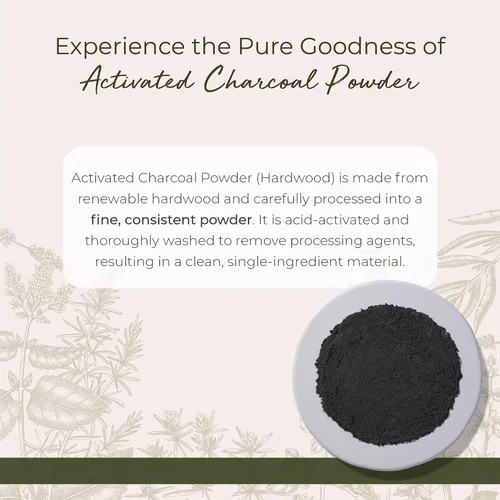 Miniatura 2 de Starwest Botanicals Polvo de carbón activado de madera dura estadounidense de grado alimenticio, bolsa a granel de 1 libra