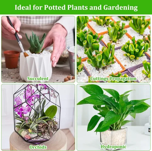 Miniatura 6 de Legigo - Perlita hortícola orgánica de 10 cuartos para plantas de interior - Mezcla acondicionadora y aditiva de suelo hortícola natural para 10