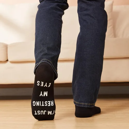 Miniatura 6 de Regalos divertidos para el Día del Padre, hombres y mujeres, lindos calcetines bonitos I'm Not Sleeping I'm Just Resting My Eyes