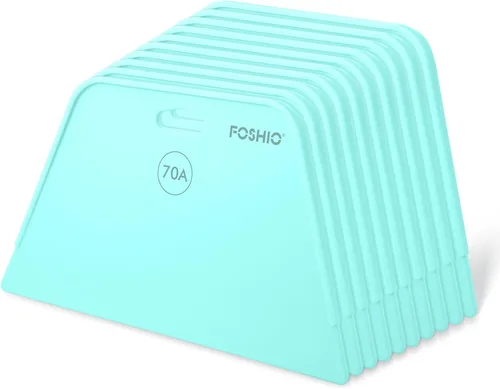 FOSHIO Paquete de 10 herramientas de alisado de papel tapiz para despegar y pegar, más suave para la instalación, kit de papel tapiz flexible de