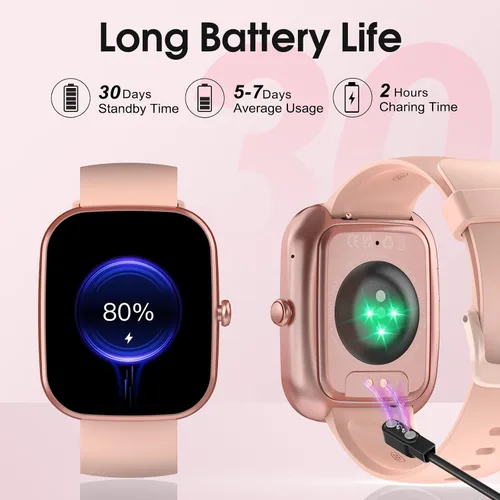 Miniatura 7 de Csasan Reloj inteligente para hombres y mujeres (respuesta/hacer llamadas), pantalla HD de 1.91 pulgadas, monitor de frecuencia cardíaca, sueño