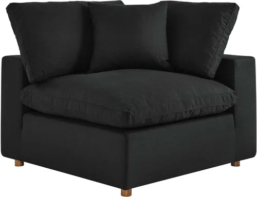 Miniatura 3 de Modway Commix Sofá seccional tapizado de 7 piezas con relleno de plumón