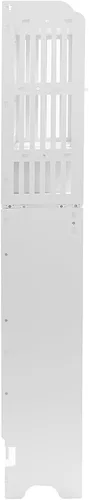 Miniatura 8 de Gabinete de almacenamiento sobre el inodoro, gabinete de inodoro de 4 niveles con gabinete y puerta, estante organizador para ahorrar espacio