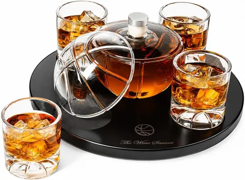Miniatura 12 de Regalos de béisbol para hombres, juegos de decantador de whisky para hombres, juego de decantador de bate de béisbol de 20 onzas con 2 vasos, regalo