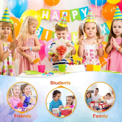 Miniatura 7 de 36 Paquetes de Juguetes Antiestrés Pop Fidget Pulseras de Fiesta para Cumpleaños Recuerdos de Fiesta para Niños 4-8, 8-12 Caja de Premios Pequeña