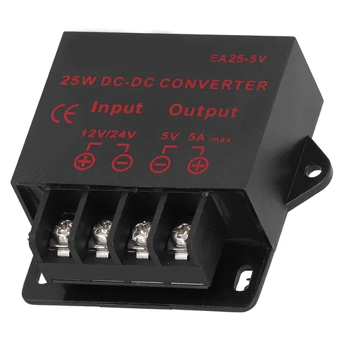 Miniatura 4 de EA25-5V 12V a 5V 5A Coche LED Suministro 25W DC Módulo 24V Caída 5V Coche Modificado Suministro Transformador Módulo