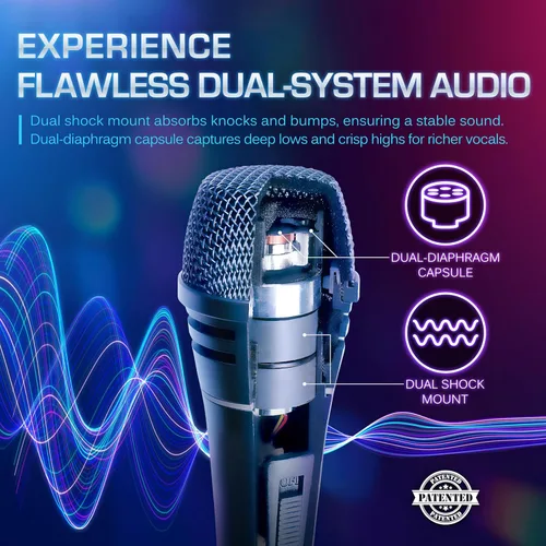 Miniatura 3 de CAROL Sigma-plus1 XLR - Micrófono vocal con cable - Micrófono supercardioide dinámico con tecnología de montaje de doble choque para grabación y uso