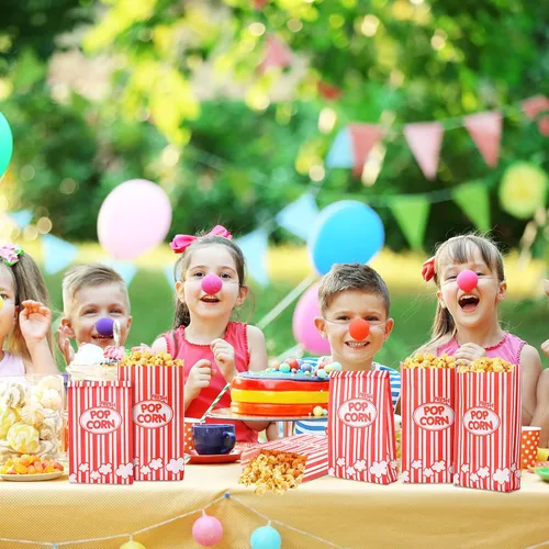 Miniatura 6 de Potchen 300 bolsas de palomitas de maíz, bolsas de papel a granel, bolsas de palomitas de maíz, bolsas de palomitas de maíz, contenedor desechable