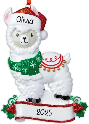 Miniatura 16 de Adorno de Navidad personalizado de oso panda 2026 – Personalización gratuita Animal sonriente con patas colgantes para árbol de Navidad Recuerdo