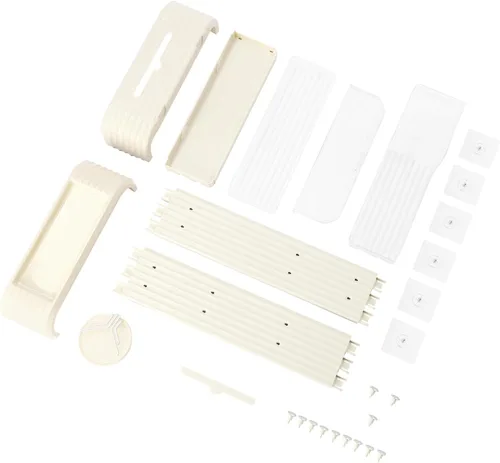 Miniatura 7 de Organizador de maquillaje de gran capacidad de 16 x 5 x 28 pulgadas, organizador de cosméticos a prueba de polvo de 4 niveles, organizadores de baño