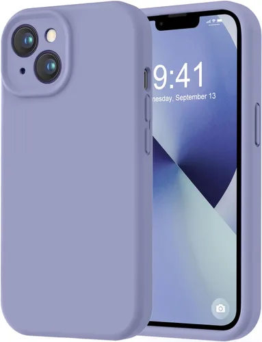 Miniatura 17 de LOVE 3000 Compatible con Funda para iPhone 15, [Cámara de Cobertura Completa de Silicona Suave] [Protección contra Caídas de 8 pies], Forro de Negro