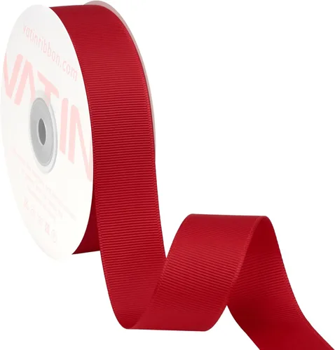 Miniatura 93 de Vatin - Rollo de cinta de grogrén, rollos de 25-50 yardas, perfecto para decoración de bodas, coronas, baby showers, envolturas de paquete de regalo