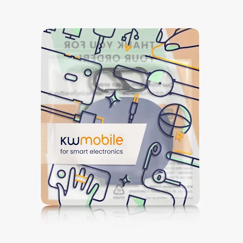 Miniatura 7 de kwmobile Funda de silicona compatible con Xiaomi Redmi Buds 4 Lite - Funda adhesiva con clip - Lavanda