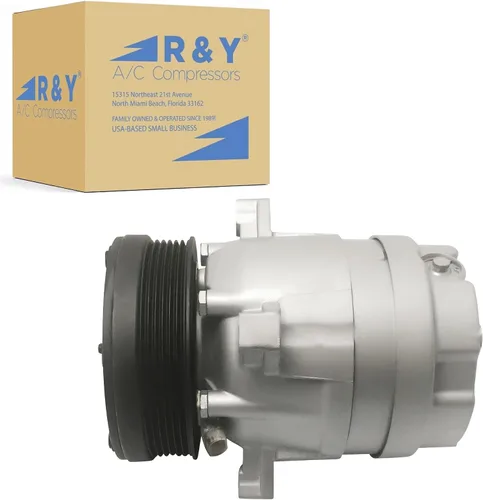 Compresor de CA RYC y embrague de A/C FG291 (se adapta a Chevrolet S10 2.2L 1998, 1999, 2000, 2001, 2002, 2003; compatible con GMC Sonoma 2.2L 1998,