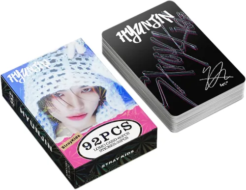 Miniatura 7 de KPOPBP Stray Kids Fotocards 60 PCS SKZ Rock Star Álbum Tarjetas de Fotos con 32 PCS Calcomanías Regalo Kpop Tarjetas Lomo Mercancía para Niños