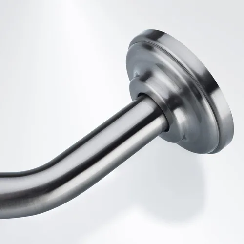 Miniatura 5 de Brazo de ducha curvado en forma de S de 8 pulgadas con brida, brazo de tubo de extensión de cabezal de ducha de acero inoxidable, montaje en pared