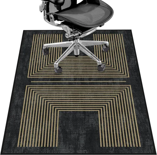 Miniatura 27 de Tapete para silla de oficina para suelo de madera dura y azulejos, 36" x 48" tapete resistente para silla de escritorio para suelos duros, alfombra