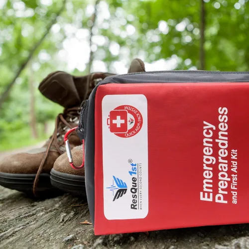 Miniatura 6 de Kit de primeros auxilios para el hogar y botiquín de primeros auxilios para automóvil - Kit de primeros auxilios de viaje y equipo de campamento