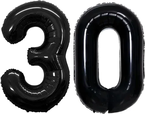 Miniatura 23 de Goer, conjunto de globos de papel aluminio para decoraciones de cumpleaños, globos de las letras de feliz cumpleaños y de números Oro