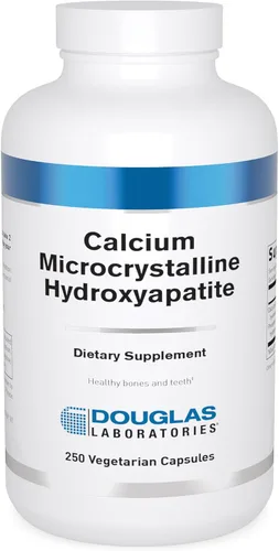 Douglas Laboratories Hidroxiapatita microcristalina de calcio - Soporte para la salud de dientes y huesos* - con micronutrientes de calcio y fósforo