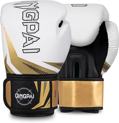 Miniatura 9 de Guantes de boxeo, entrenamiento de boxeo profesional, guantes de kickboxing para hombres, mujeres, adultos, niños, acolchado de varias capas