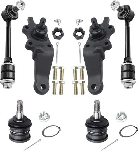 Miniatura 152 de Detroit Axle – Kit de suspensión delantera para Hyundai 2013-2018 Santa Fe 2 enlaces de barra de estabilizador 4 varillas de amarre interiores