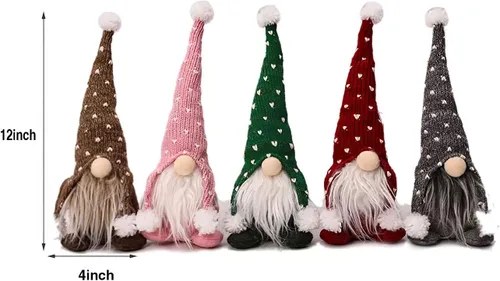 Adorno de Elfo de Navidad, Adornos de Navidad, Regalos para el Día de Acción de Gracias, Gnomos Suecos de Felpa, Nisse, Tomte, Figuritas de Muñeca