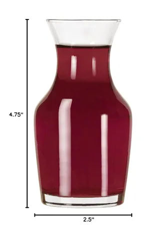 Miniatura 2 de Libbey 735 Jarra de vidrio transparente de 6 onzas - 36 / CS