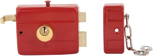 Miniatura 6 de Cerradura de seguridad resistente, incluye llave, juego de cerradura de cerrojo para puerta delantera, cerradura de anillo de bloqueo de puerta
