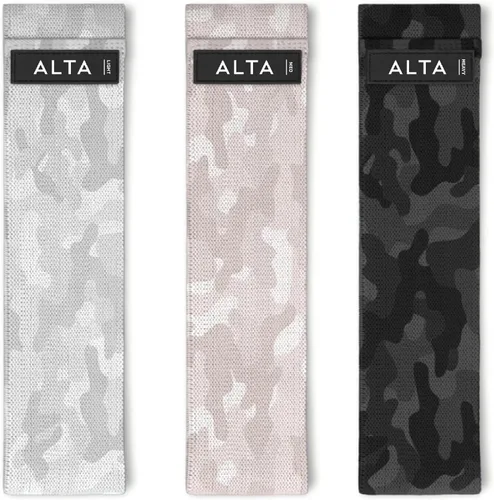 ALTA Bandas para glúteos para mujer, bandas de resistencia de tela antideslizante de alta calidad para entrenar, bandas de resistencia de tela para
