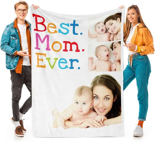 Miniatura 13 de Printwoo Mantas personalizadas con foto, mantas de fotos personalizadas con mi propia foto, mantas personalizadas con imagen, regalos personalizados