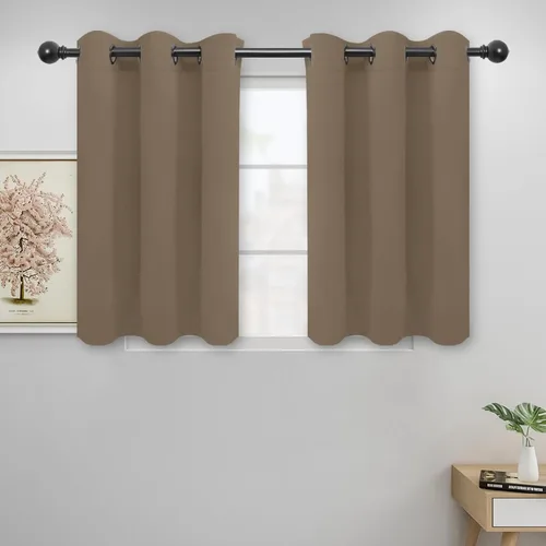 Miniatura 190 de Easy-Going - Cortinas opacas para dormitorio, aislamiento térmico sólido con ojales, cortinas de ventana para reducción de ruido, cortinas