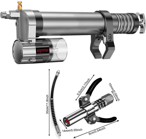 Miniatura 7 de Adaptador de pistola de engrase, convierte herramienta neumática, taladros inalámbricos y destornilladores de impacto en pistola de grasa eléctrica