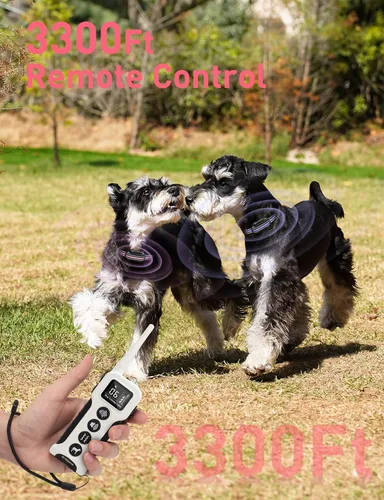 Miniatura 5 de Collar de entrenamiento para perros sin choque, collar vibratorio para perros pequeños, medianos y grandes, sin golpes, sin puntas