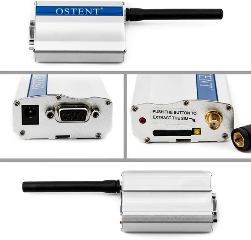 Miniatura 3 de OSTENT Módem GSM GPRS con Wavecom Q2403A módulo COM/RS232/puerto serie en comandos SMS MMS llamada de voz US Plug Adaptador de corriente