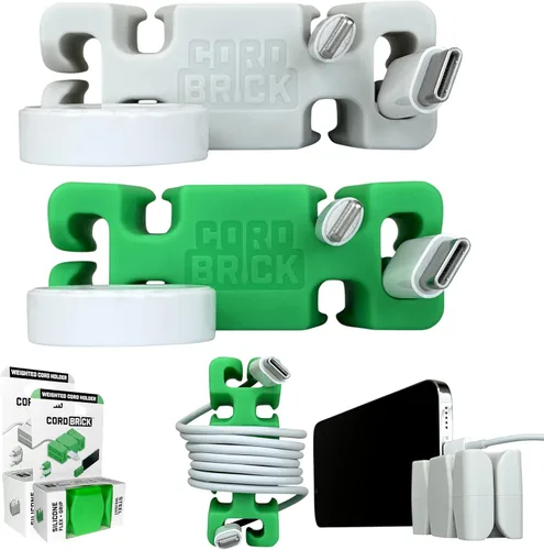 Miniatura 26 de CordBrick Rellenos para Calcetines para Adultos Gestión de Cables Soporte de Cable con Peso Envoltorio de Cable Soporte para Teléfono - Organizador