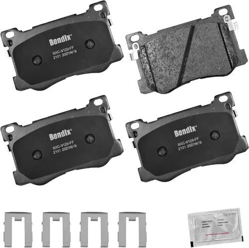 Miniatura 428 de Pastillas de freno delanteras cerámicas Bendix Priority1 CFC2302 para Hyundai Elantra 2021, Sonata 2022-2020, Kia K5 2023-2021