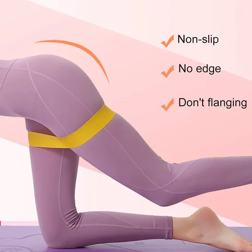 Miniatura 5 de 5 bandas de ejercicio elásticas de resistencia para ejercicio, fitness, yoga, cinturón de entrenamiento, 5