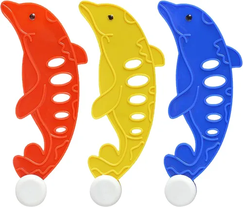Miniatura 6 de Jasonwell Juguetes de buceo en la piscina, 25 piezas de juguetes de piscina con palos de buceo y anillos, tesoros submarinos, bandidos de torpedos