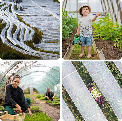 Miniatura 6 de Alpurple Malla de barrera de insectos para pájaros, 20 x 10 pies, cubierta para plantas de jardín para proteger las plantas, frutas, flores