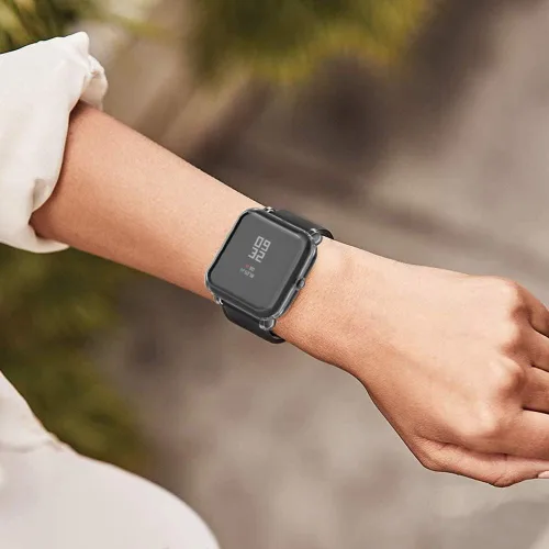 Miniatura 6 de Juego de 3 fundas protectoras de pantalla compatibles con Amazfit GTS 4 Mini/Bip U Pro/Bip S/Bip Lite/Bip 1S Watch, TPU de color suave a prueba
